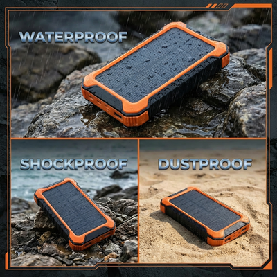SolarShield™ Solar Power Bank