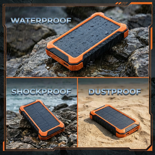 SolarShield™ Solar Power Bank