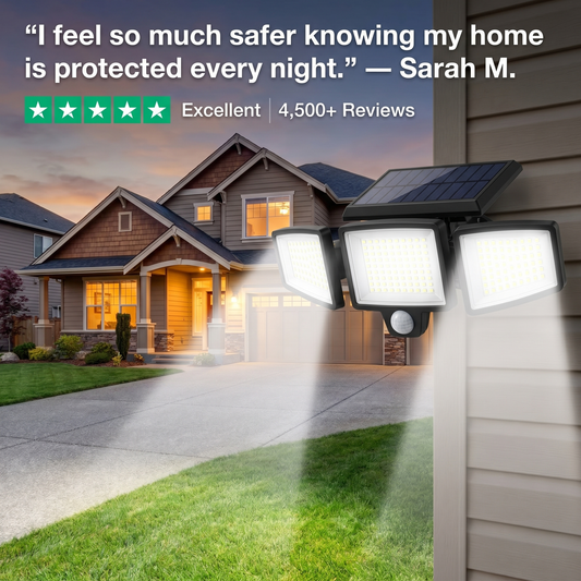 SolarShield™ Solar Security Outdoor Lighting