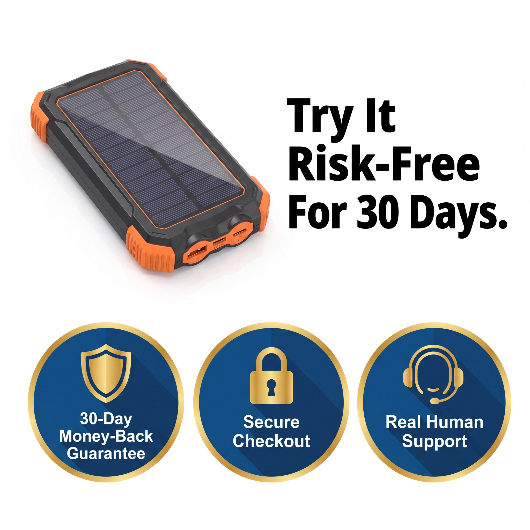 SolarShield™ Solar Power Bank